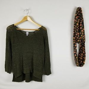 3/4 sleeve crochet top